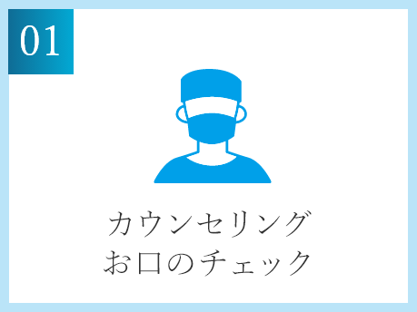 カウンセリング・お口のチェック